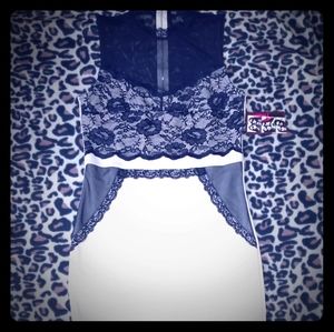 Black and peachy short dress